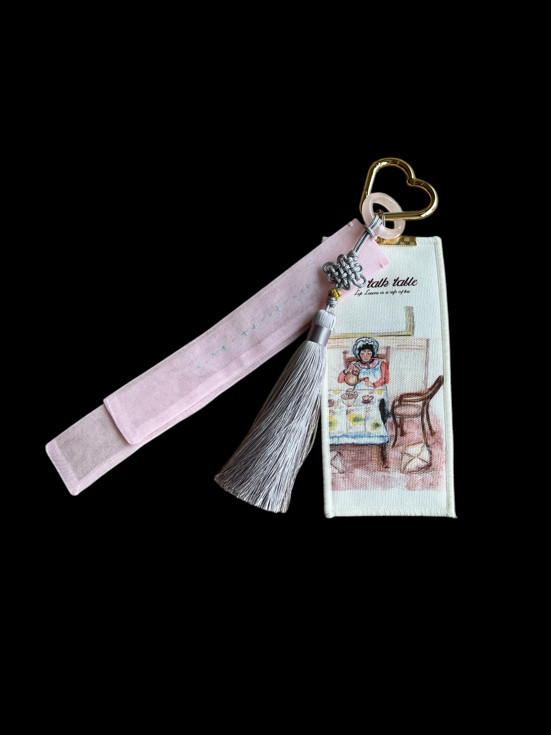 TEA TALK TABLE KEY RING - Image 1