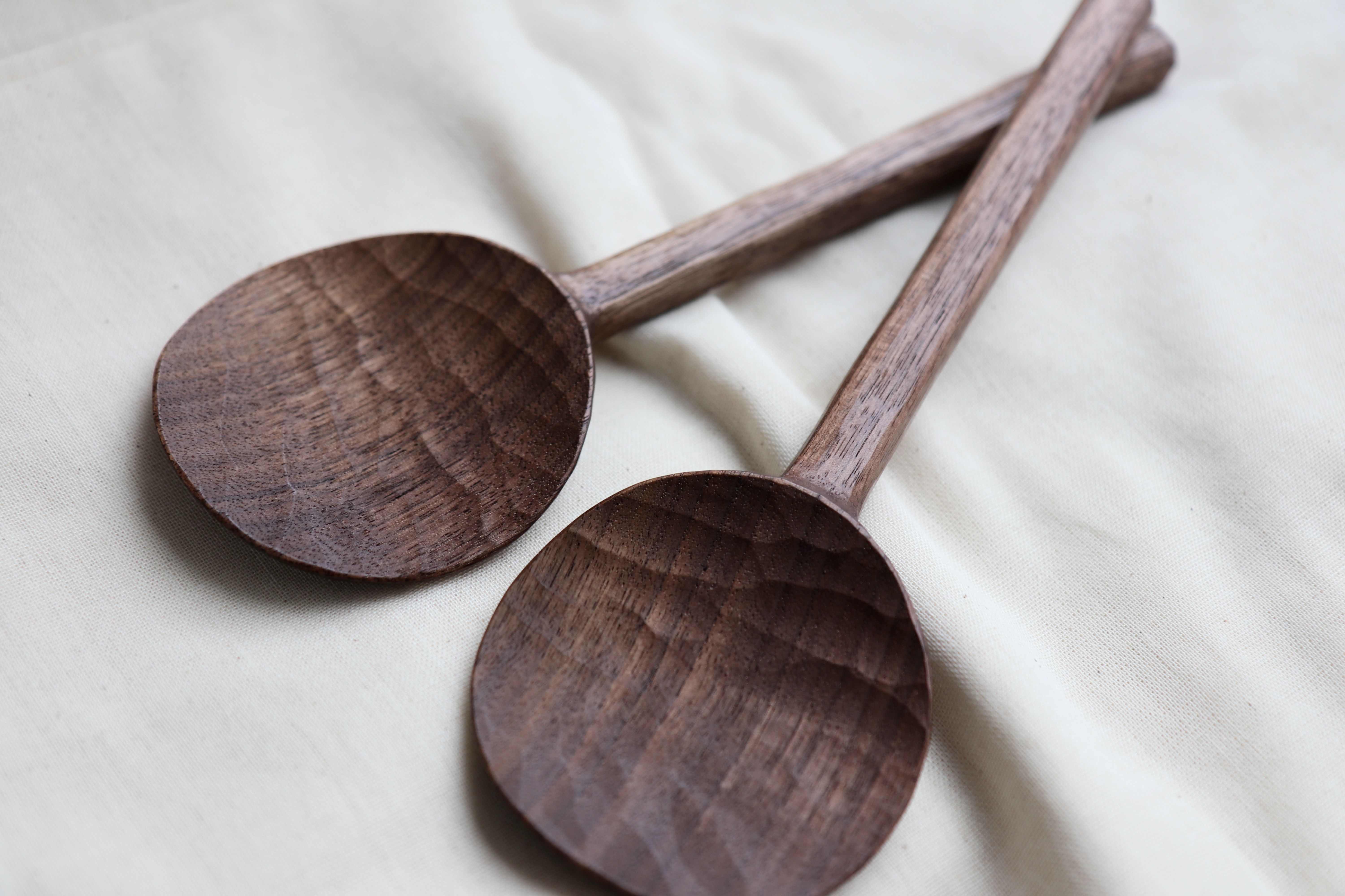 Walnut Full Moon Rice Paddle - Image 4