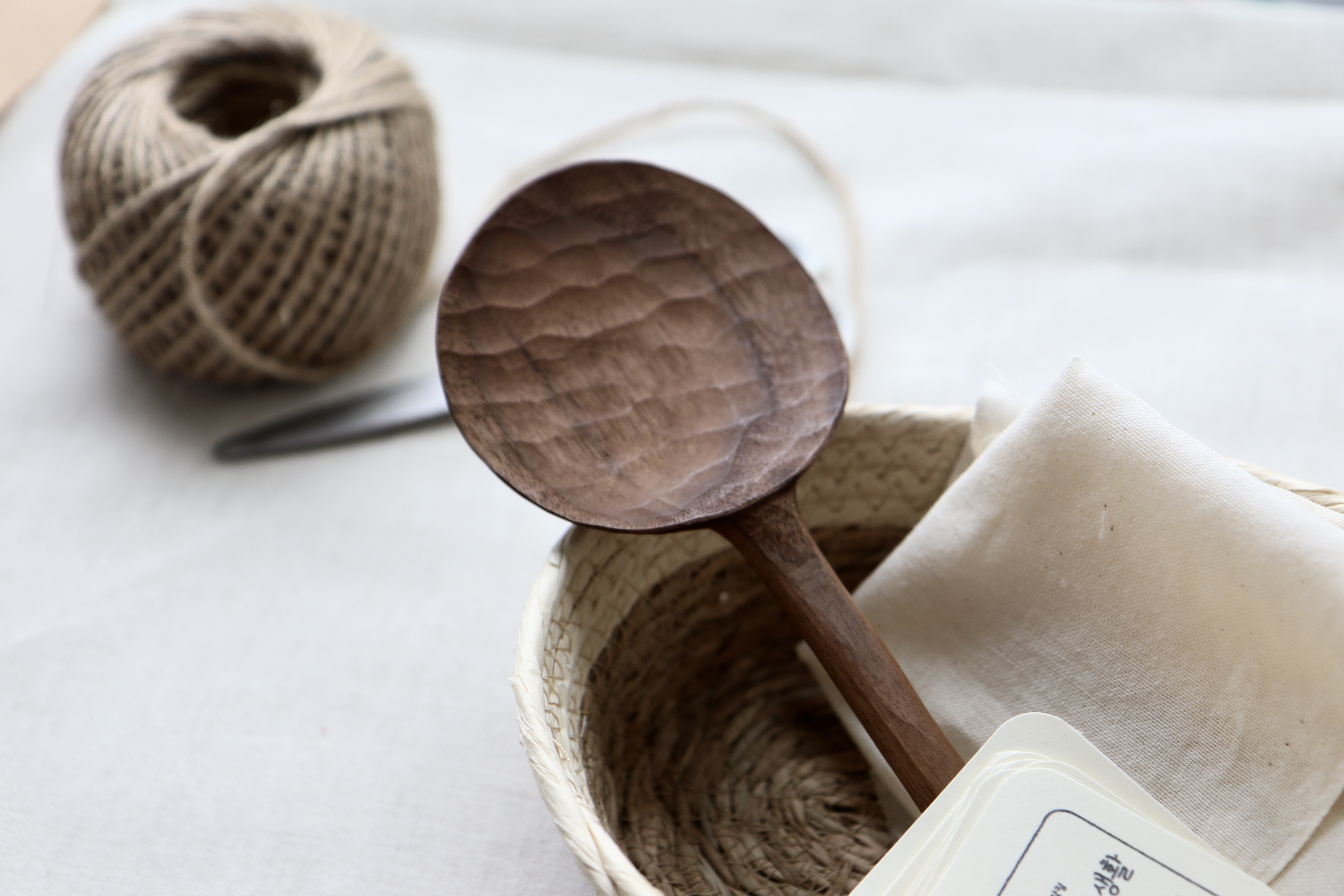 Walnut Full Moon Rice Paddle