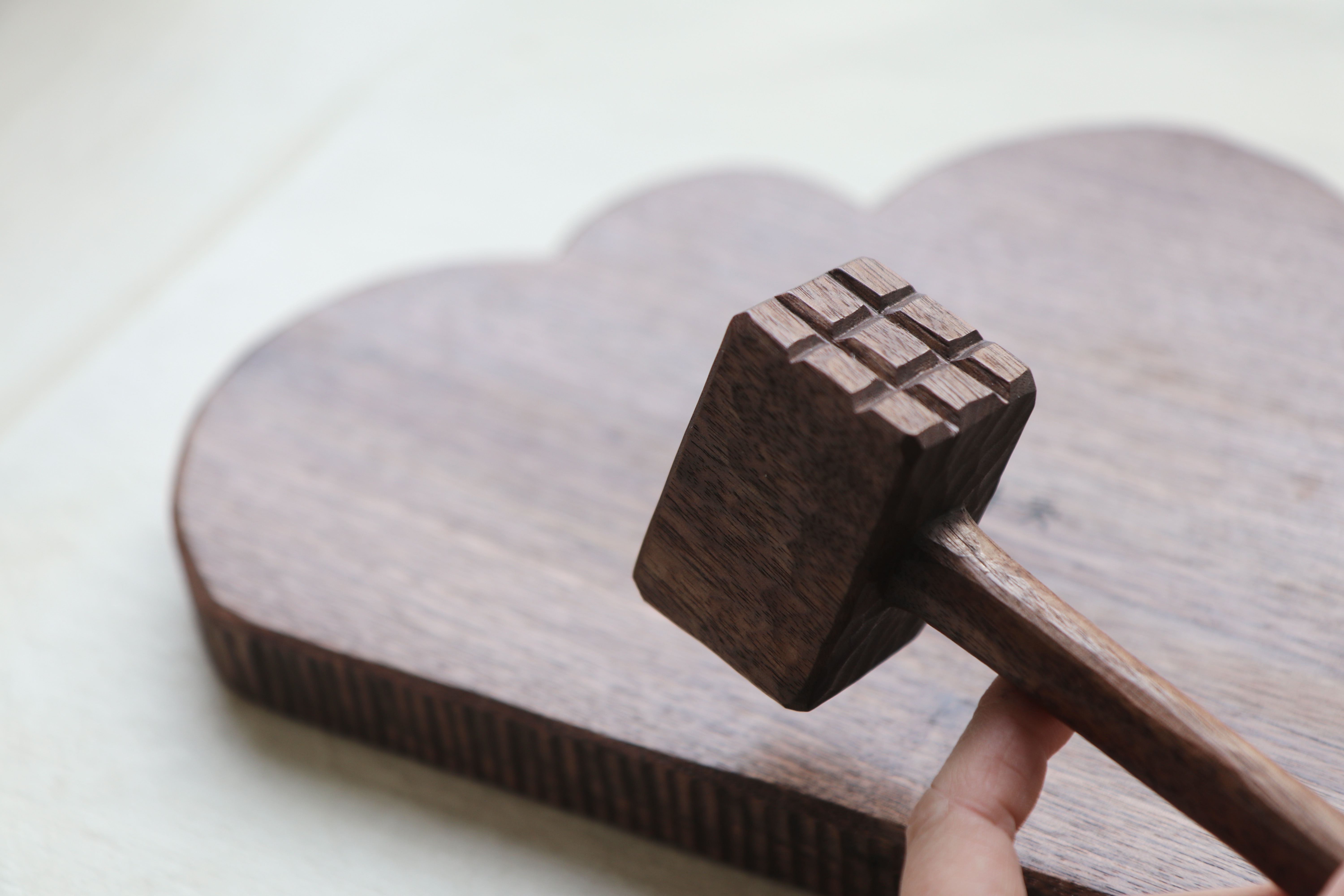 Walnut Mini Kitchen Mallet - Image 2