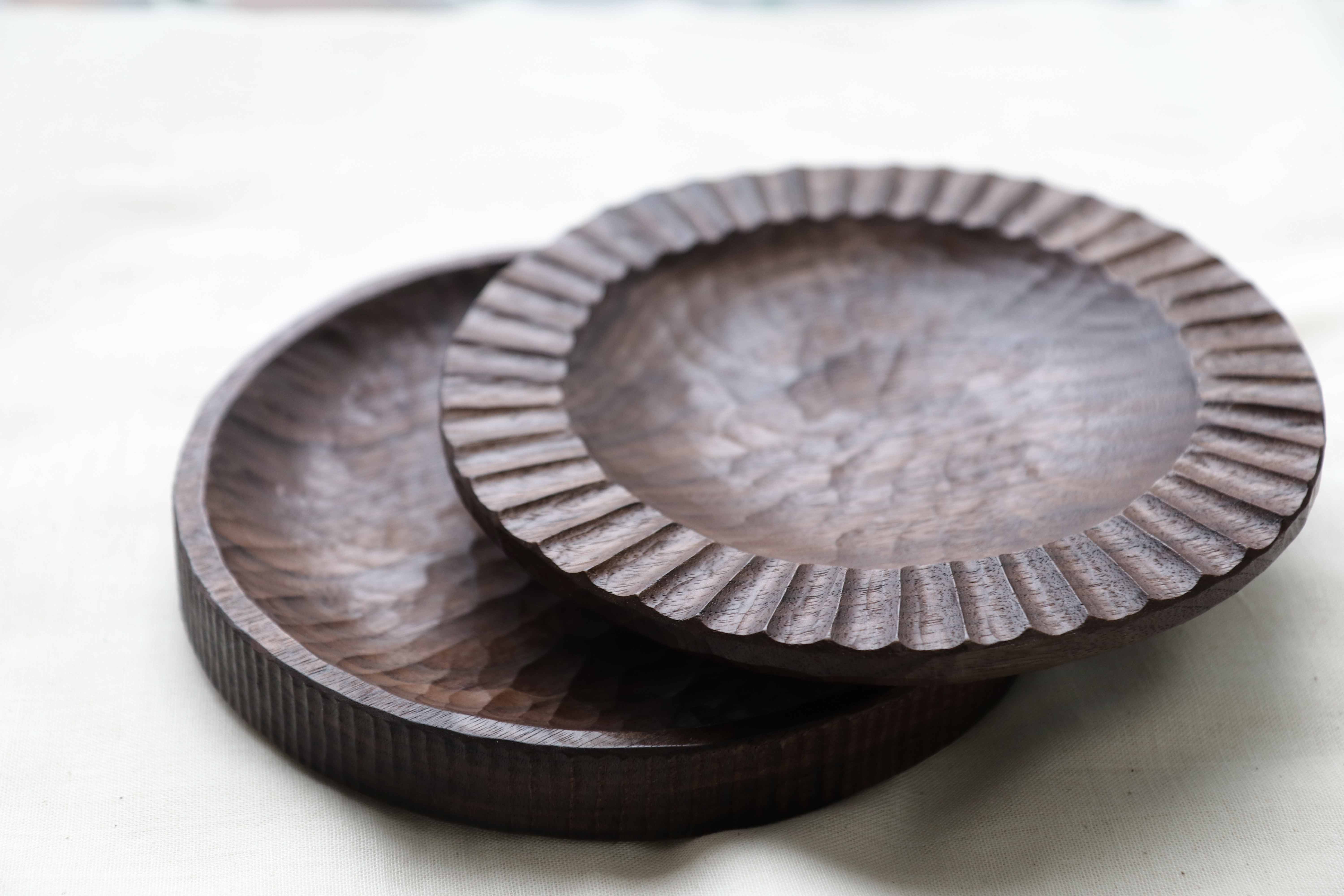 Walnut Round Plate - Image 4