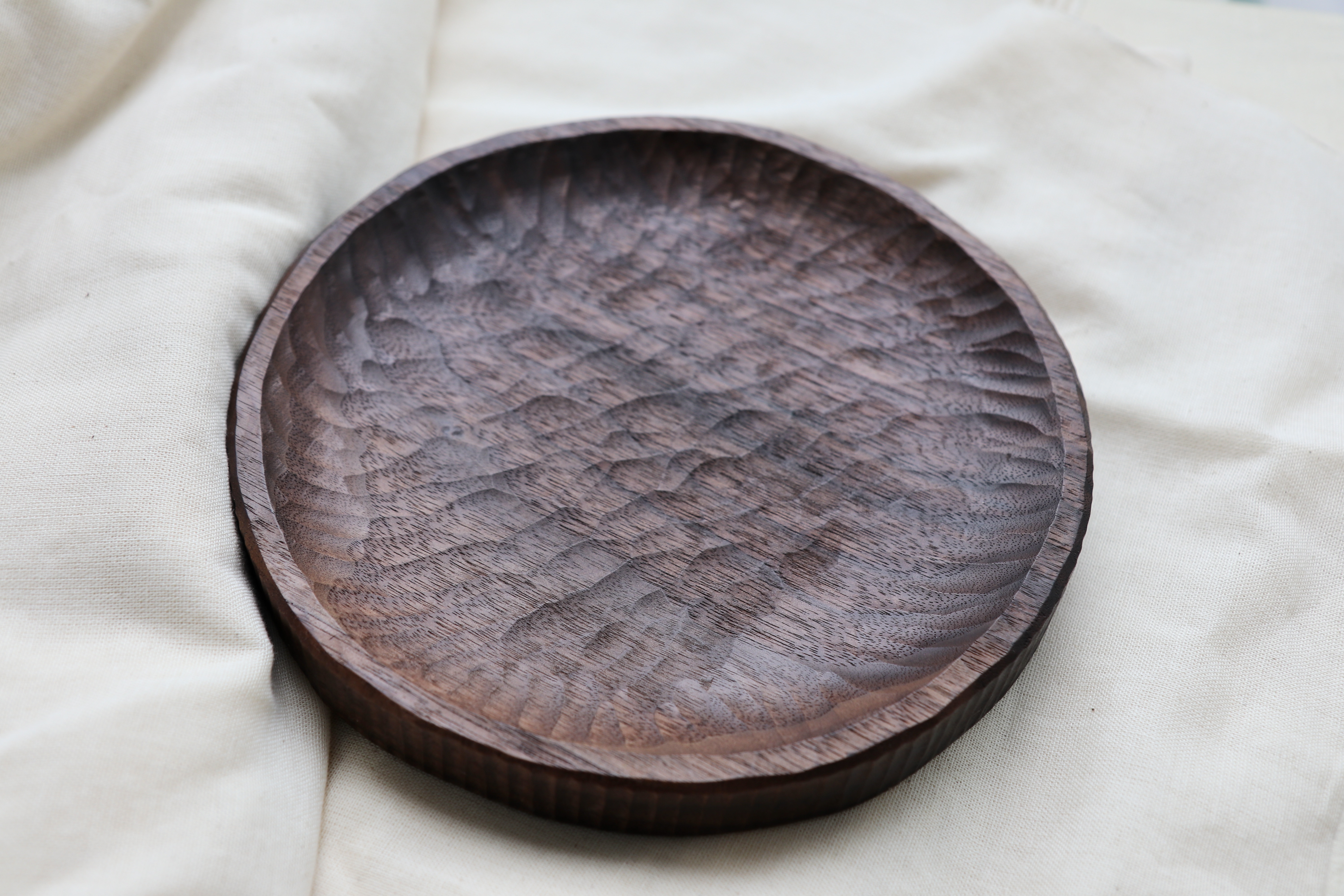 Walnut Full Moon Plate - Image 2