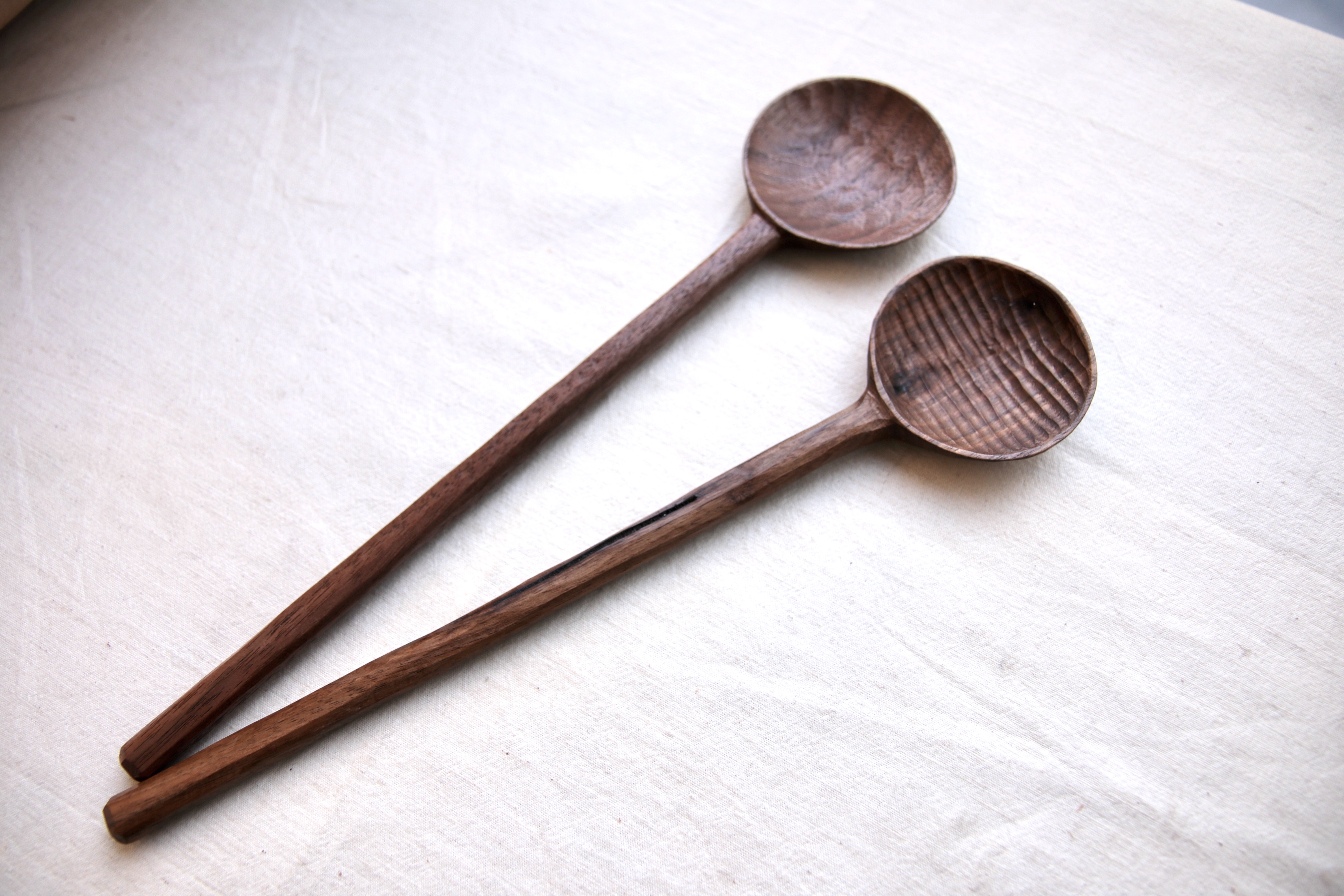 Walnut Round Rice Paddle