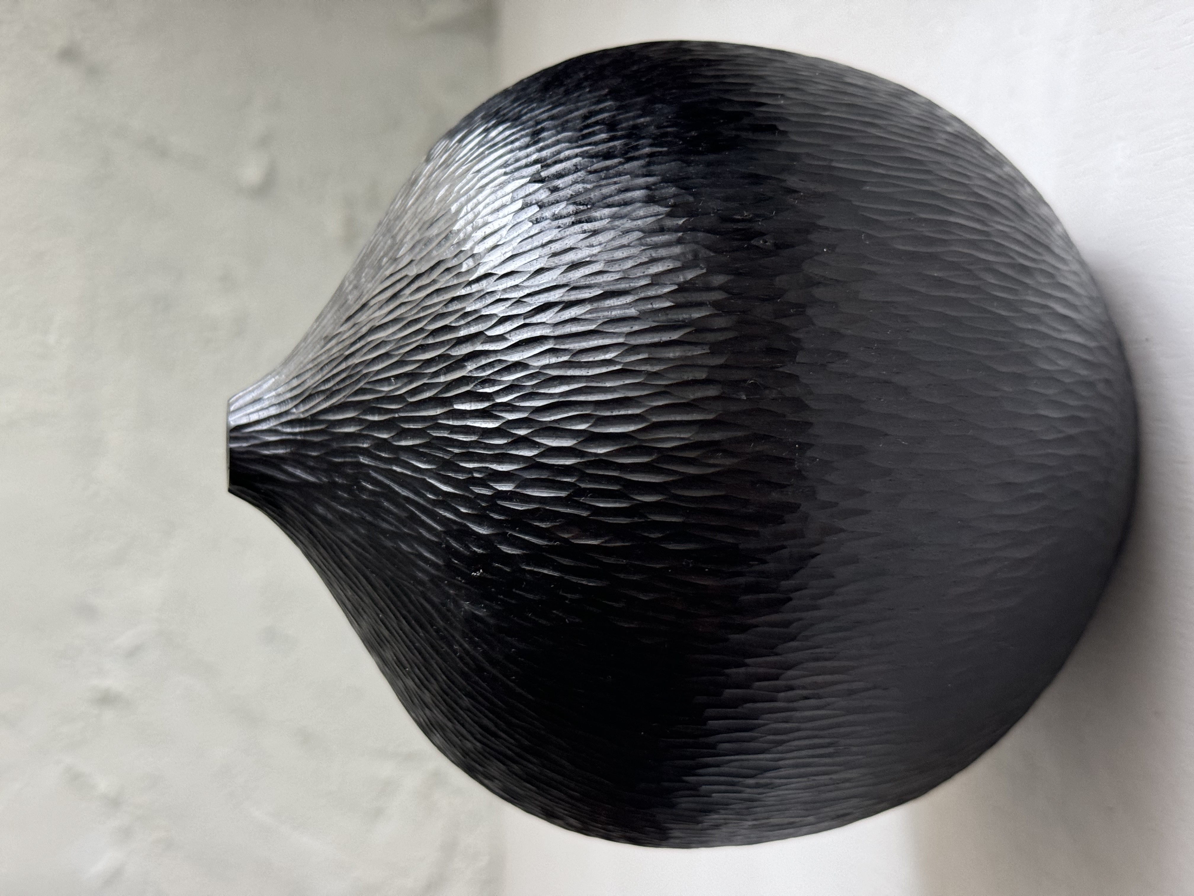 Black Carved Jar - Image 4