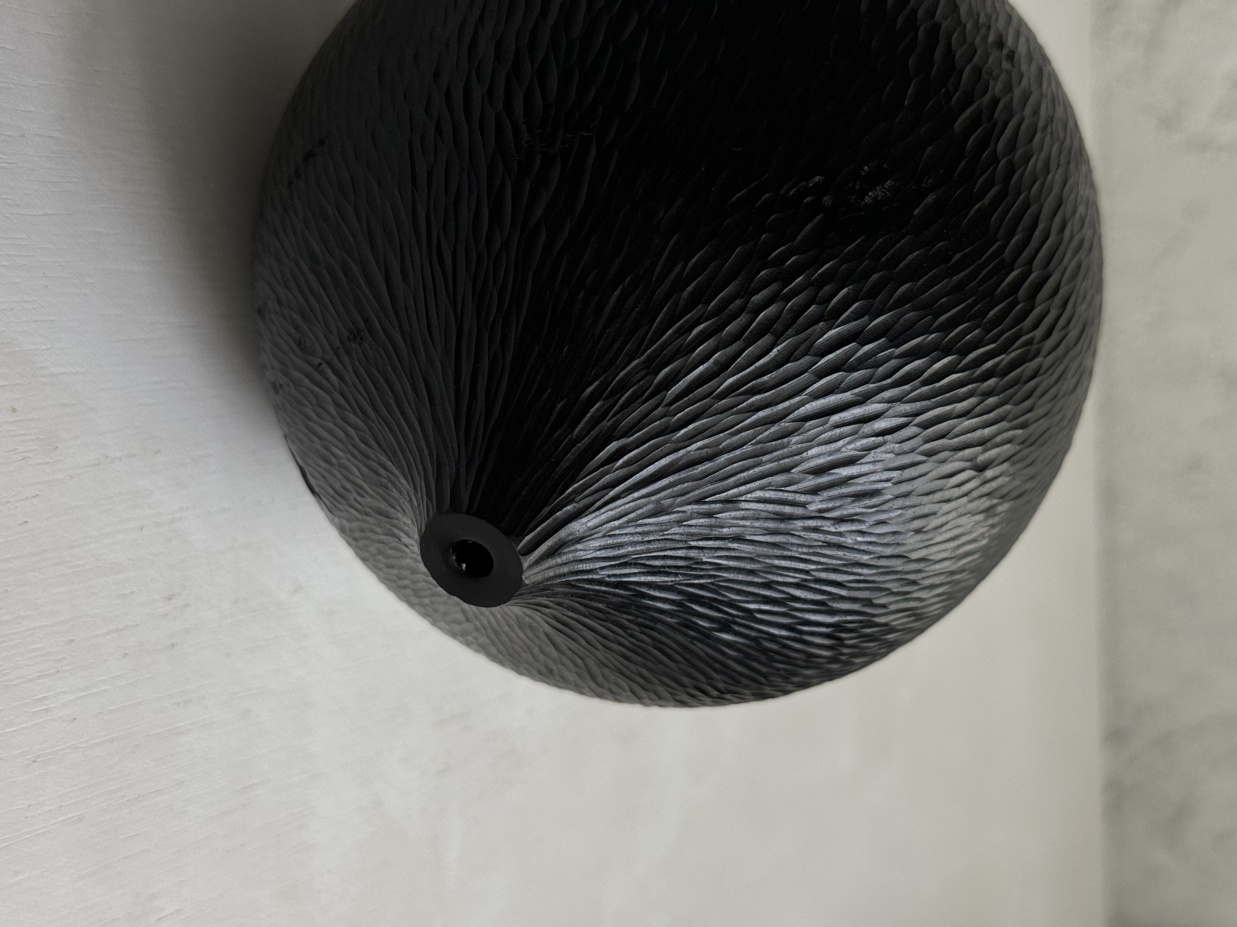 Black Carved Jar - Image 3