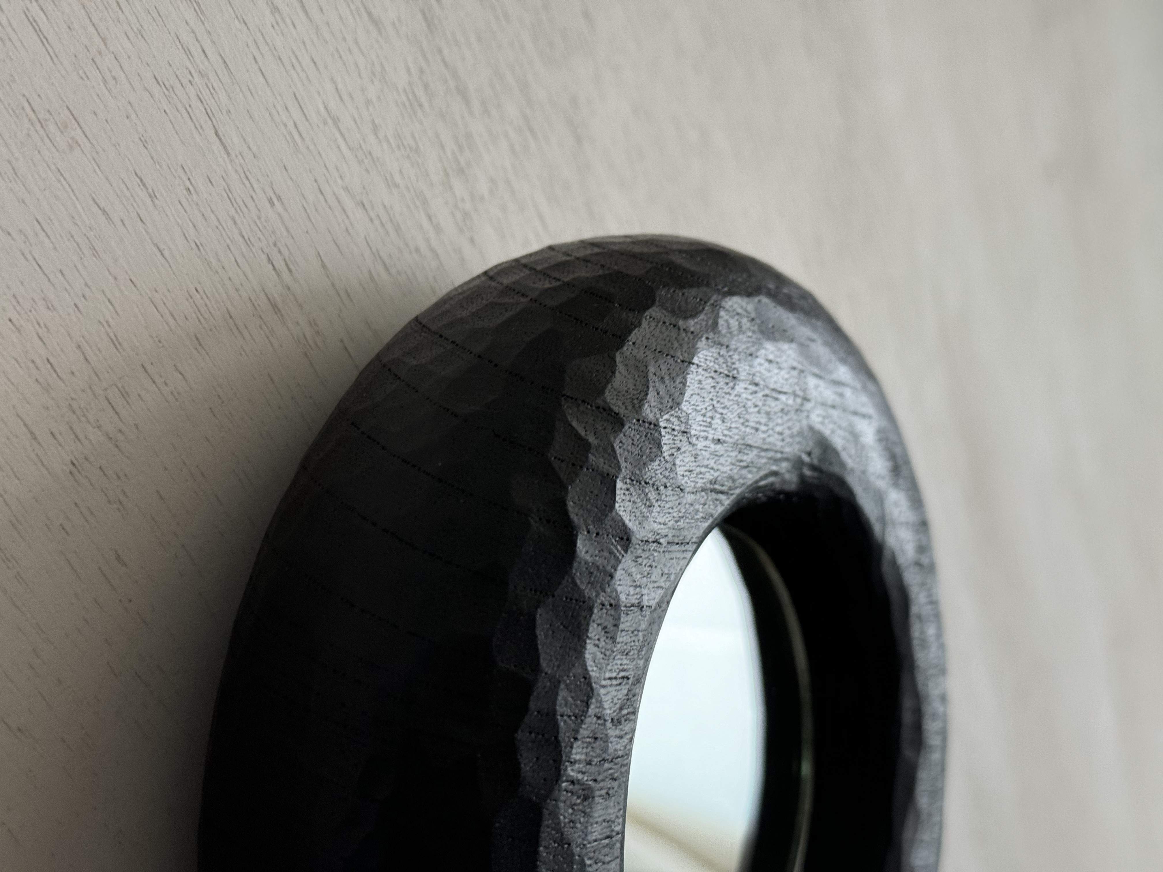 Black Carved Mirror - Image 3