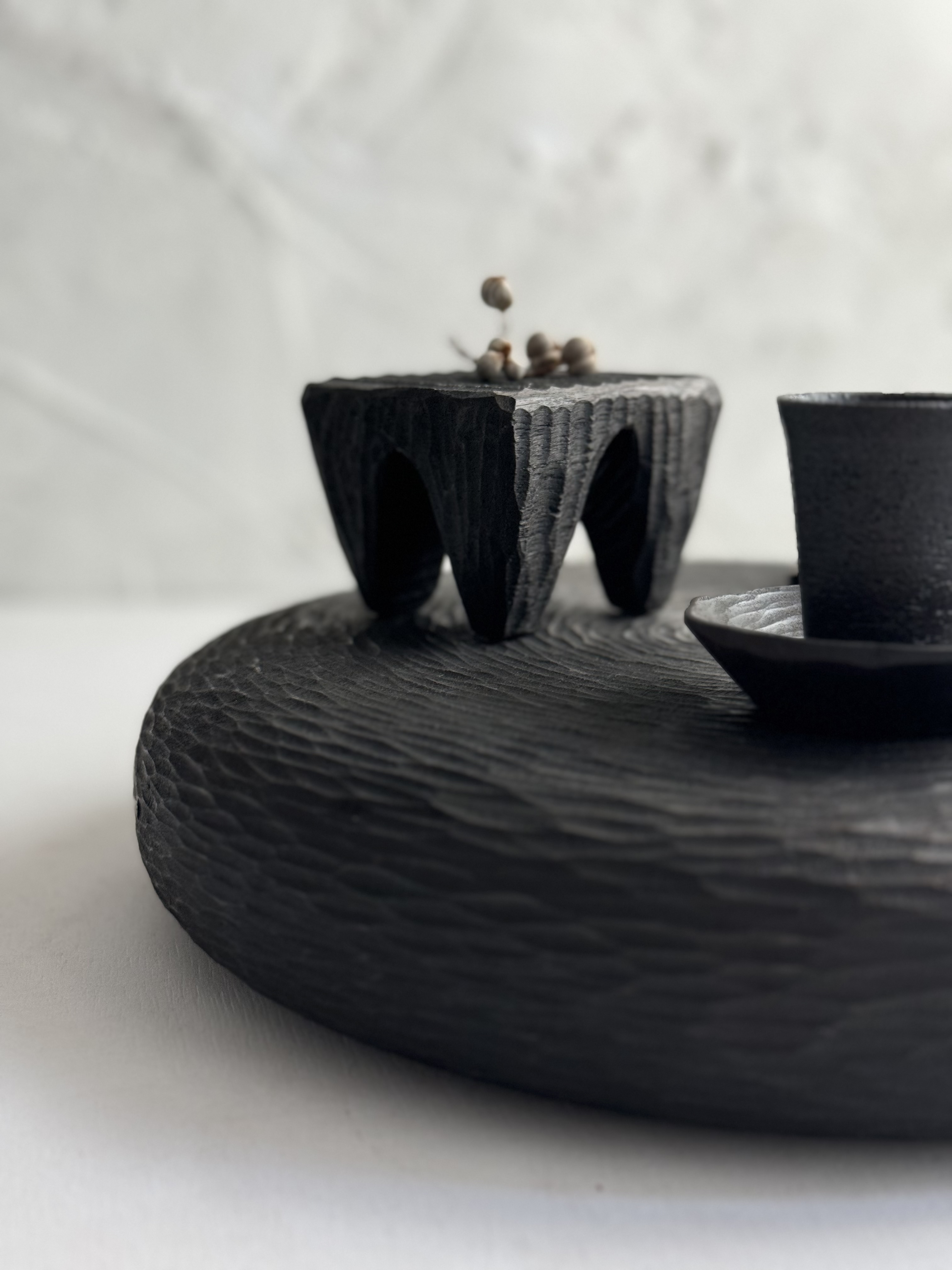 Petal-Rounded Hanging Objet (Convertible Tea Tray) - Image 2