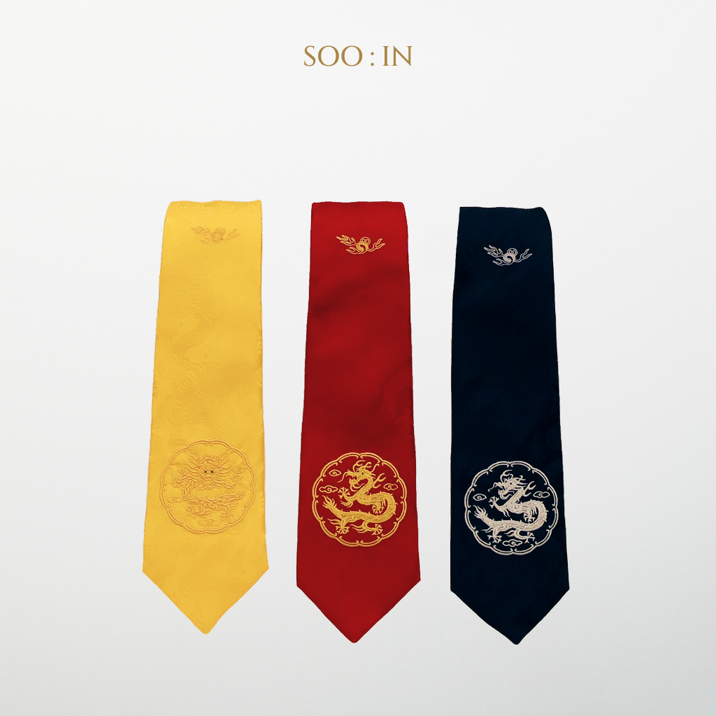 Procession of the Dragon : The Royal Dragon Robe Silk Tie(Dignity) - Image 2
