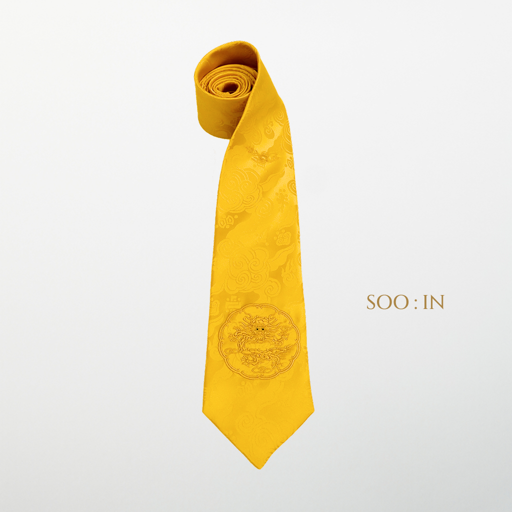 Procession of the Dragon : The Royal Dragon Robe Silk Tie(Dignity) - Image 3
