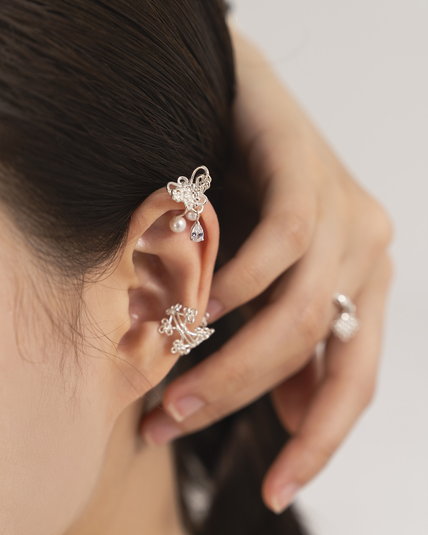 Lunar Spring – Perch Earcuff II - Image 2