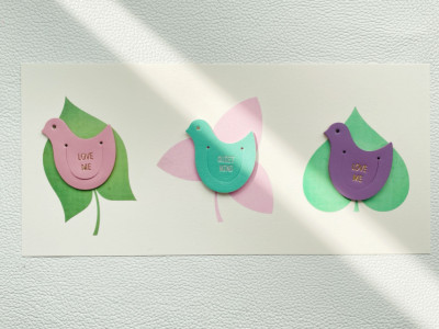 Baby Bird Bookmark _SET of 3 Pcs