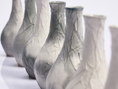 紙 紋(JI MUN)series Gourd-shaped Bottle