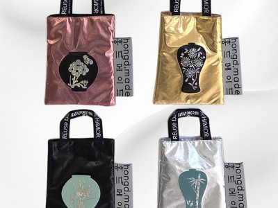 m.o.p pottery petit bag_梅, 蘭, 菊, 竹