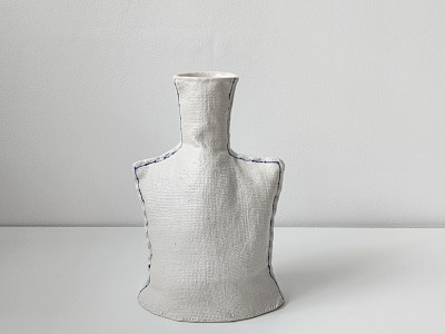 Square-shouldered vase