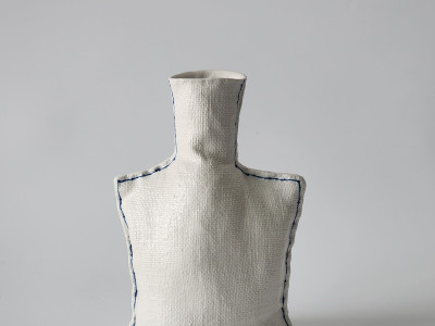 Square-shouldered vase