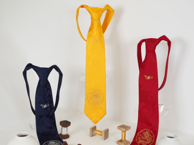 Procession of the Dragon : The Royal Dragon Robe Silk Tie(Master)
