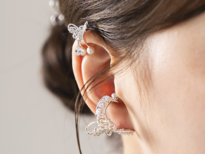 Lunar Spring – Trace Ear Cuff Earring