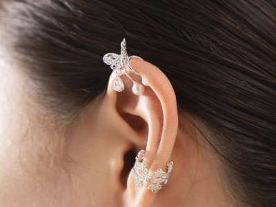Lunar Spring – Perch Earcuff II