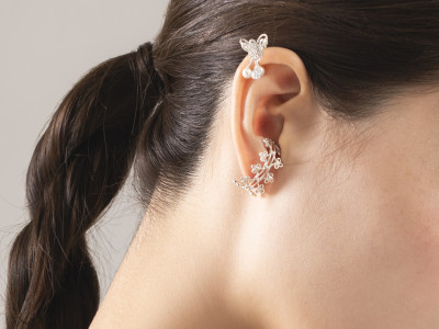 Woven Bloom Ear Cuff Earring