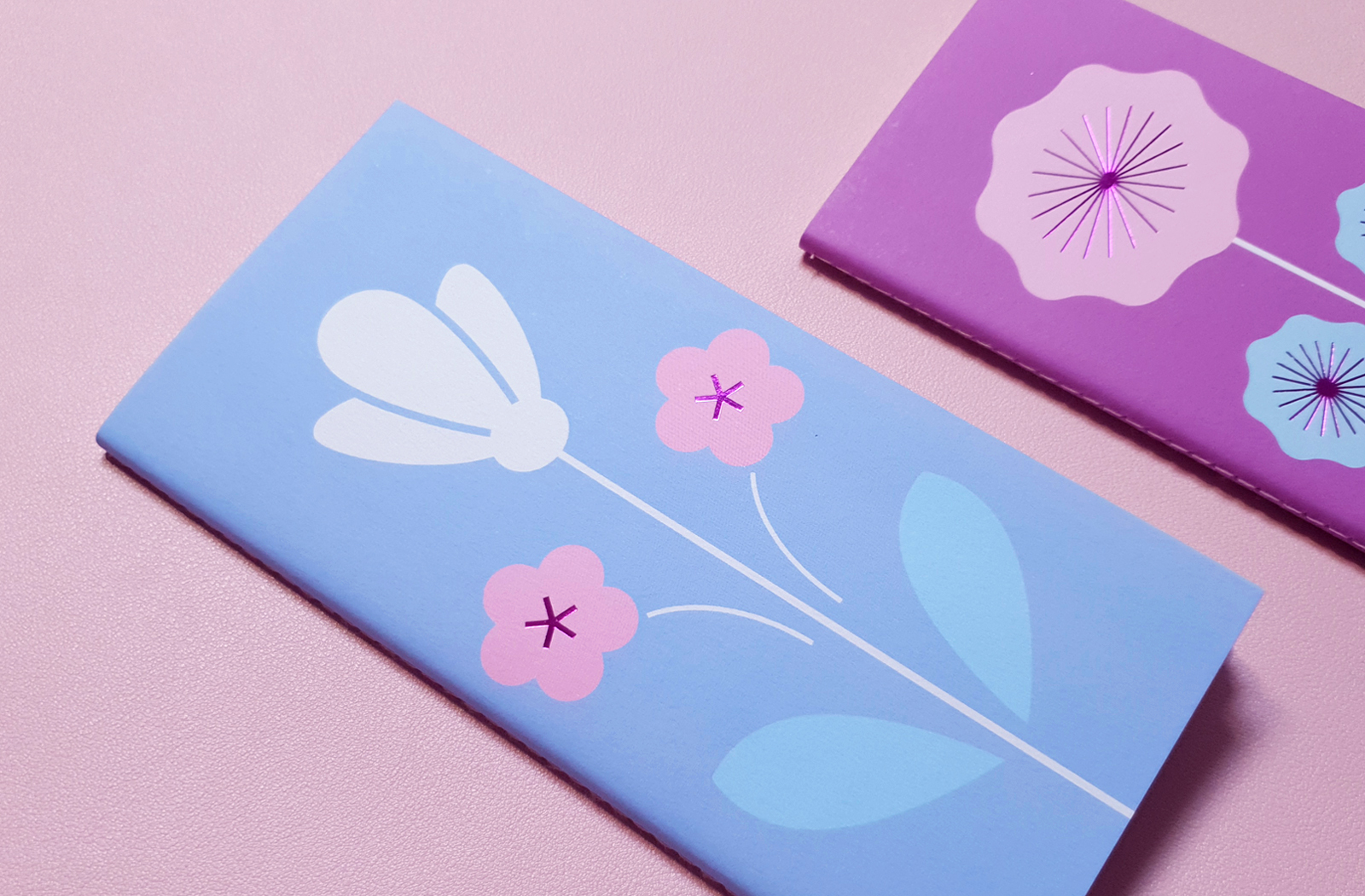 Korean Traditional  Patterns Notebook plum blossom 01