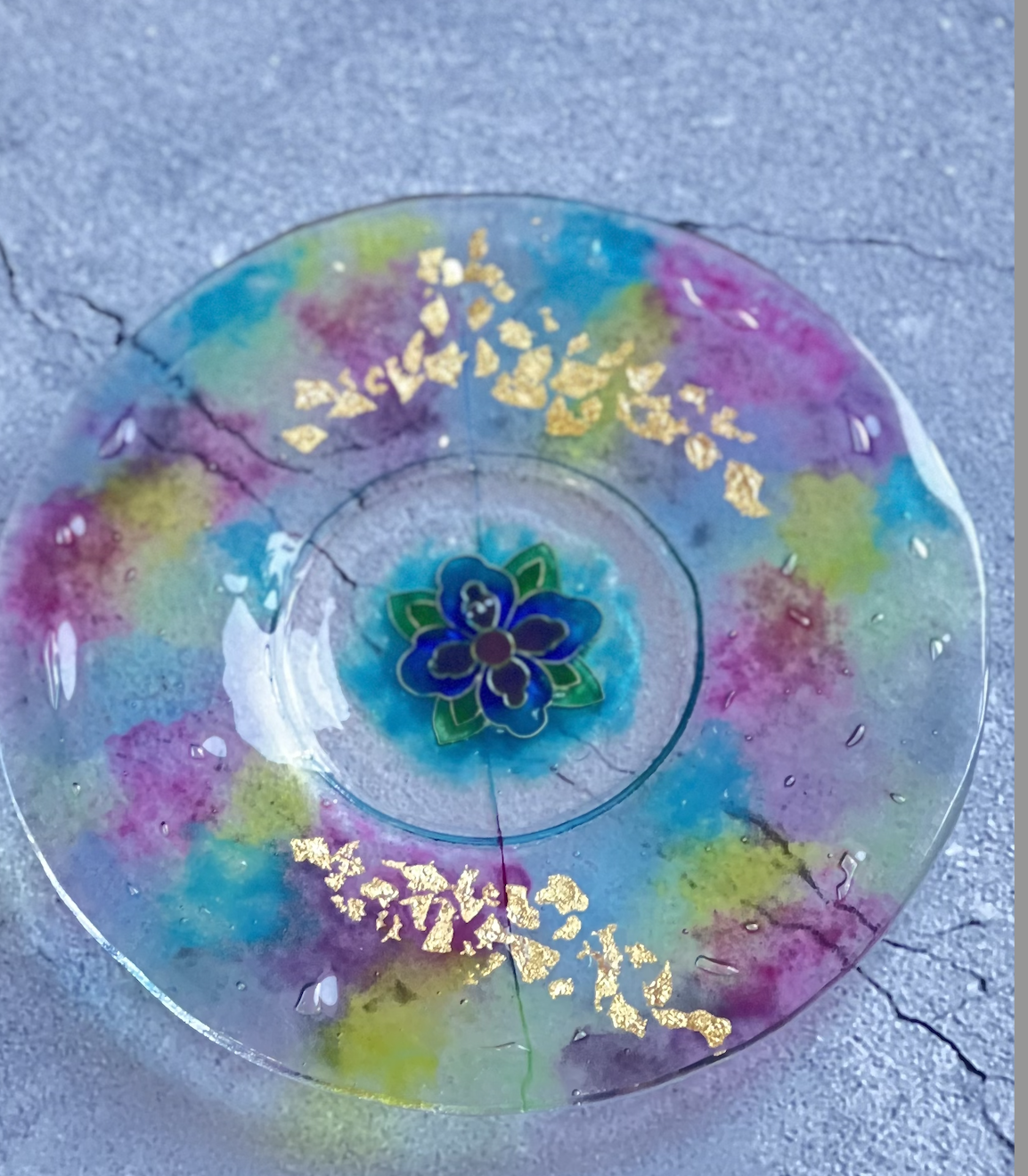 Ascending Vitreous Enamel Plate - Image 4