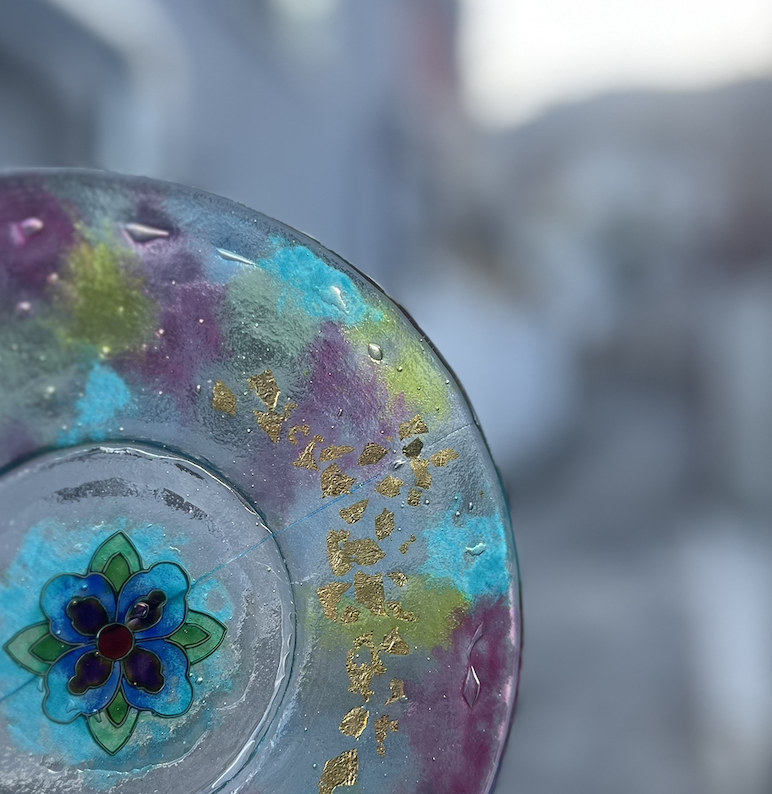 Ascending Vitreous Enamel Plate - Image 3