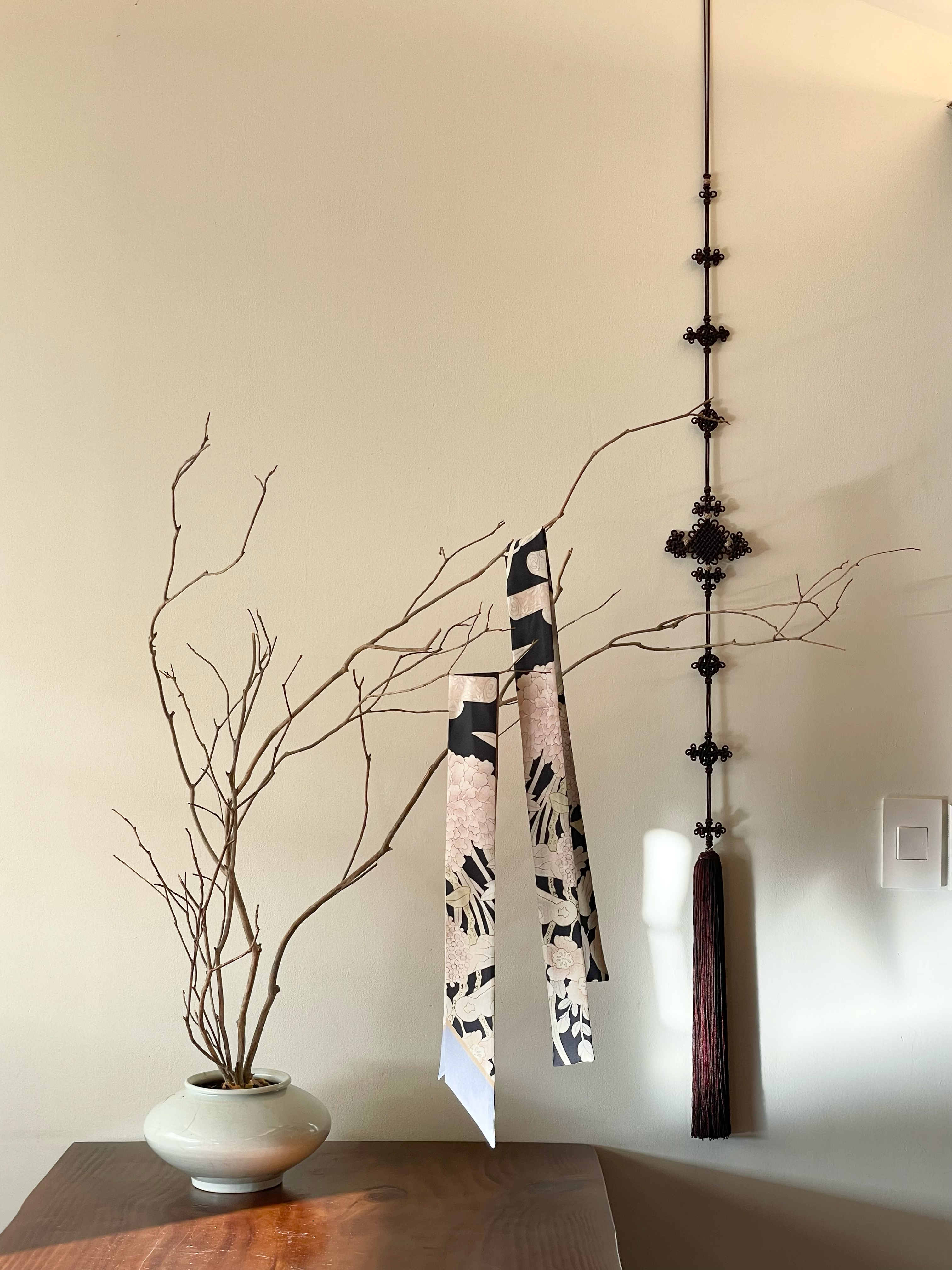 Dabok Premium Silk  Reversible Twilly - Image 3