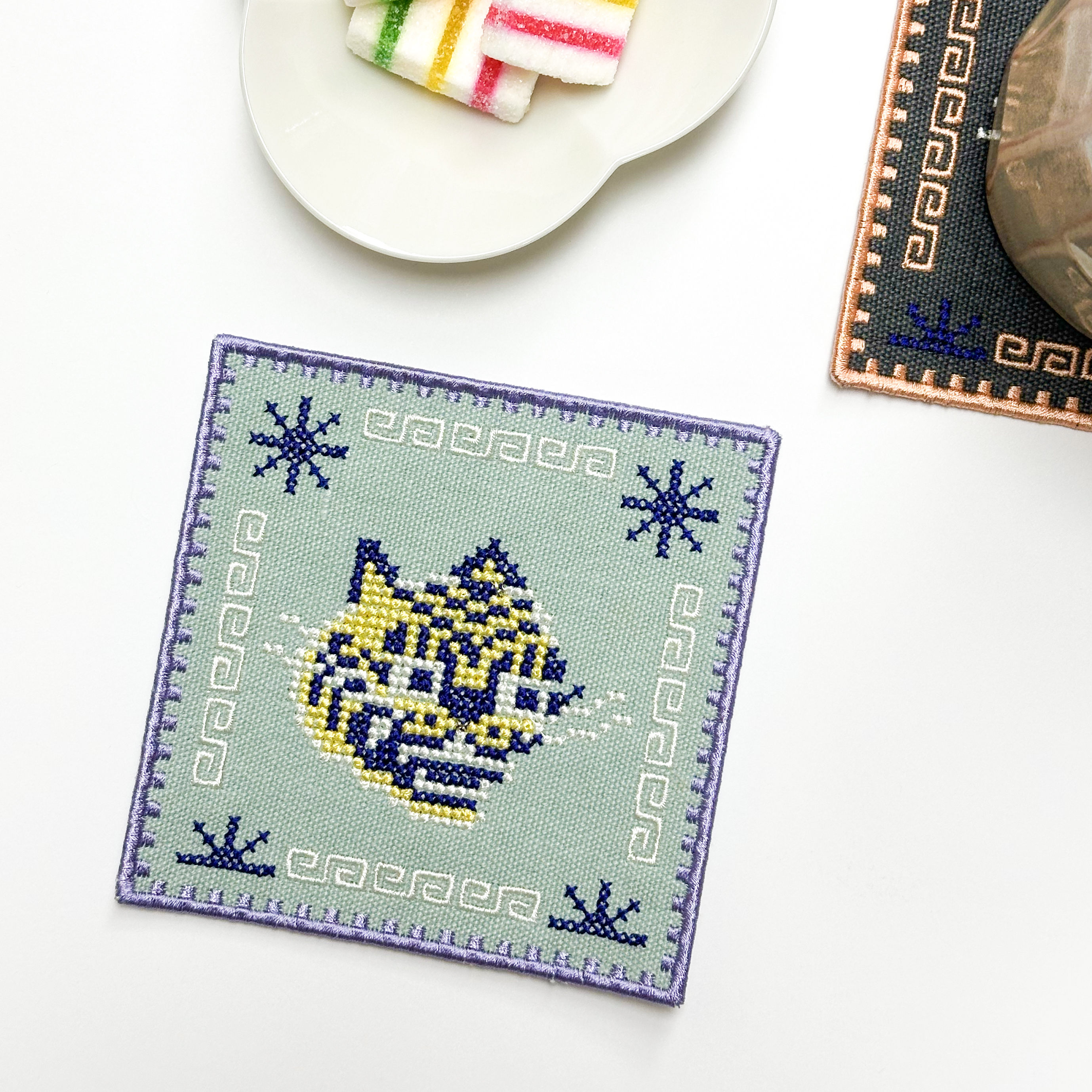 Joseon Tiger Badge Coaster - Image 2