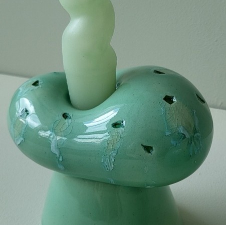 Jade-Candle Holder - Image 2
