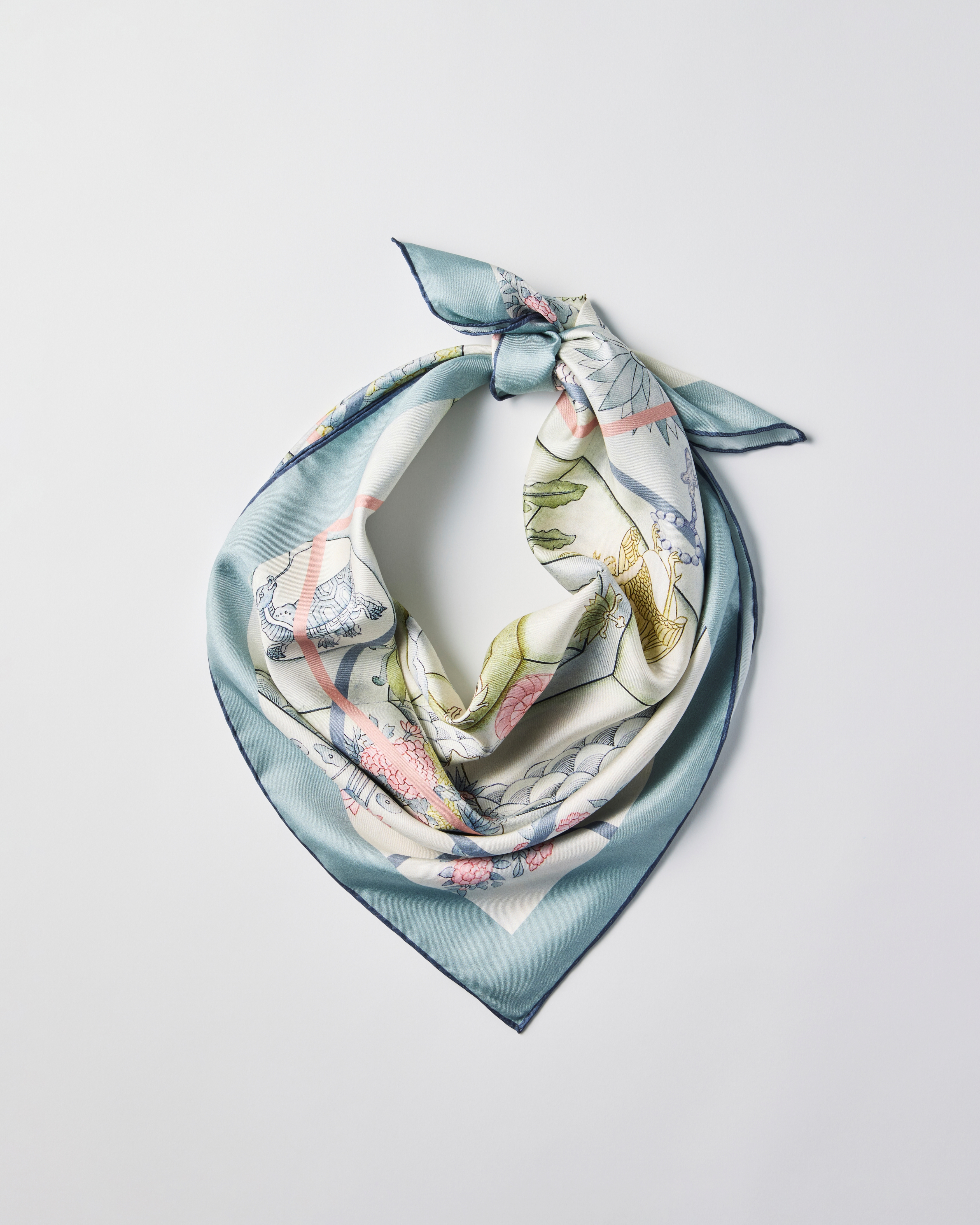 Happy Road  Premium Silk  Square Scarf - Image 4