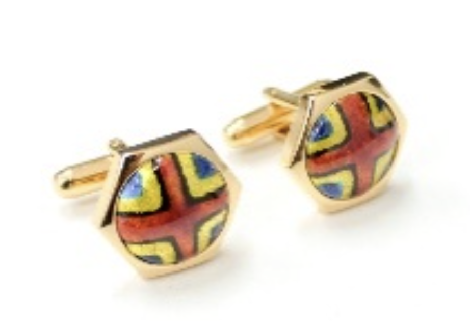 Cloisonné Cufflink