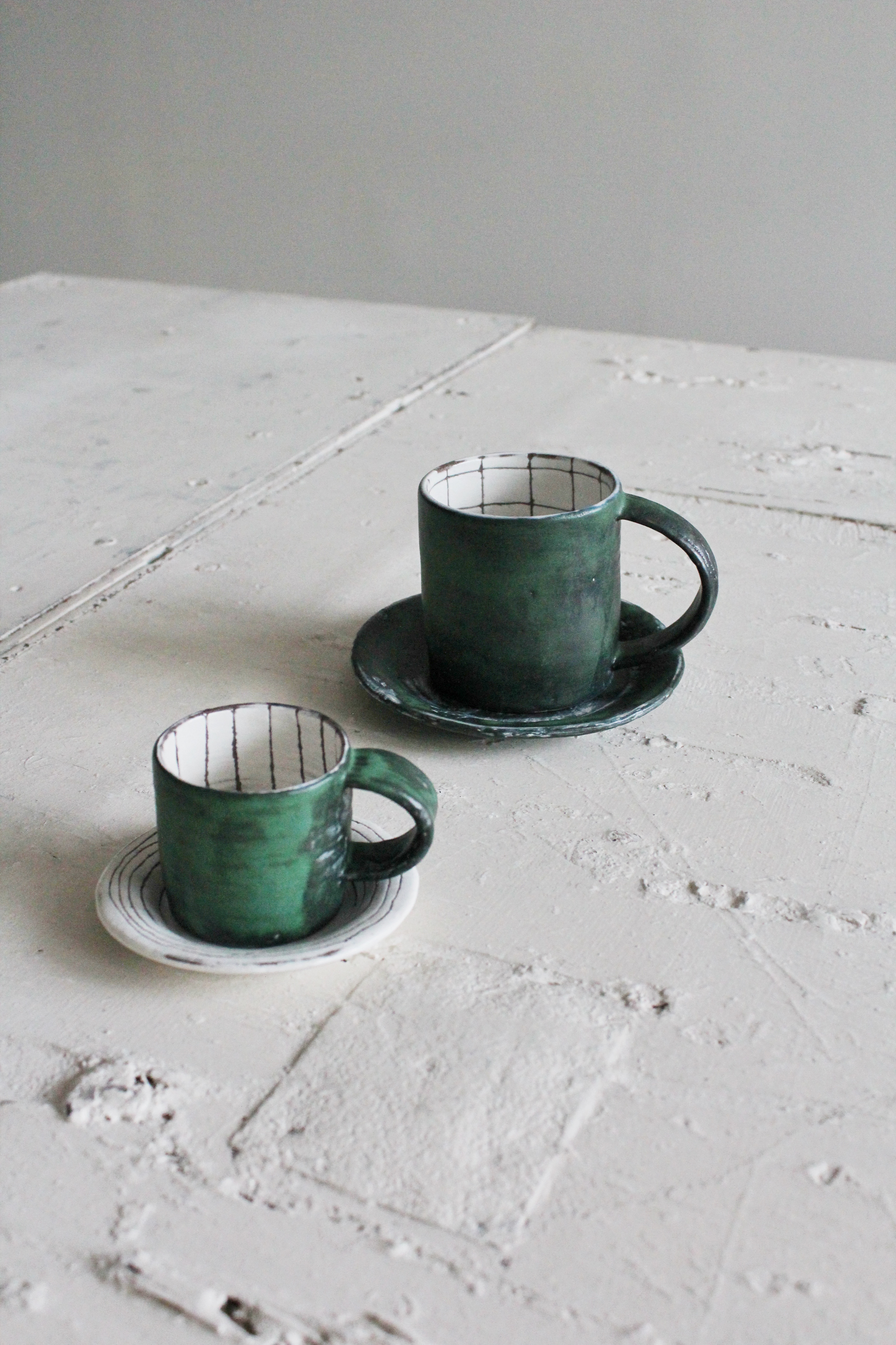 Vintage Cup (Green Glaze)