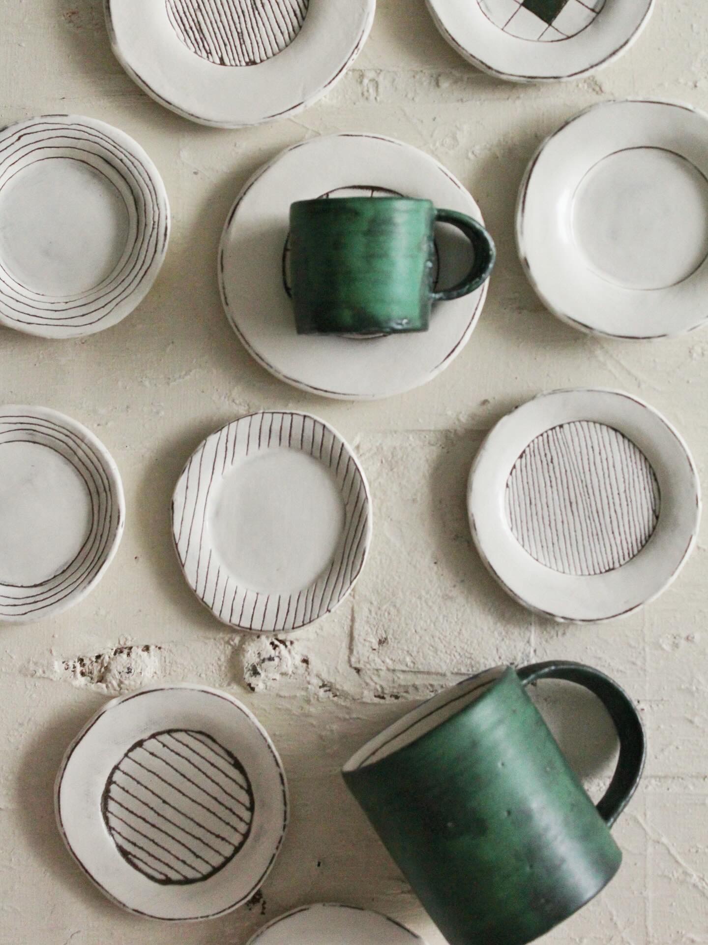 Vintage Cup (Green Glaze) - Image 2