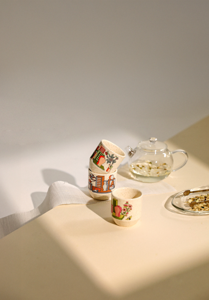 Chaekgadohwa Cup Set – Oatmeal