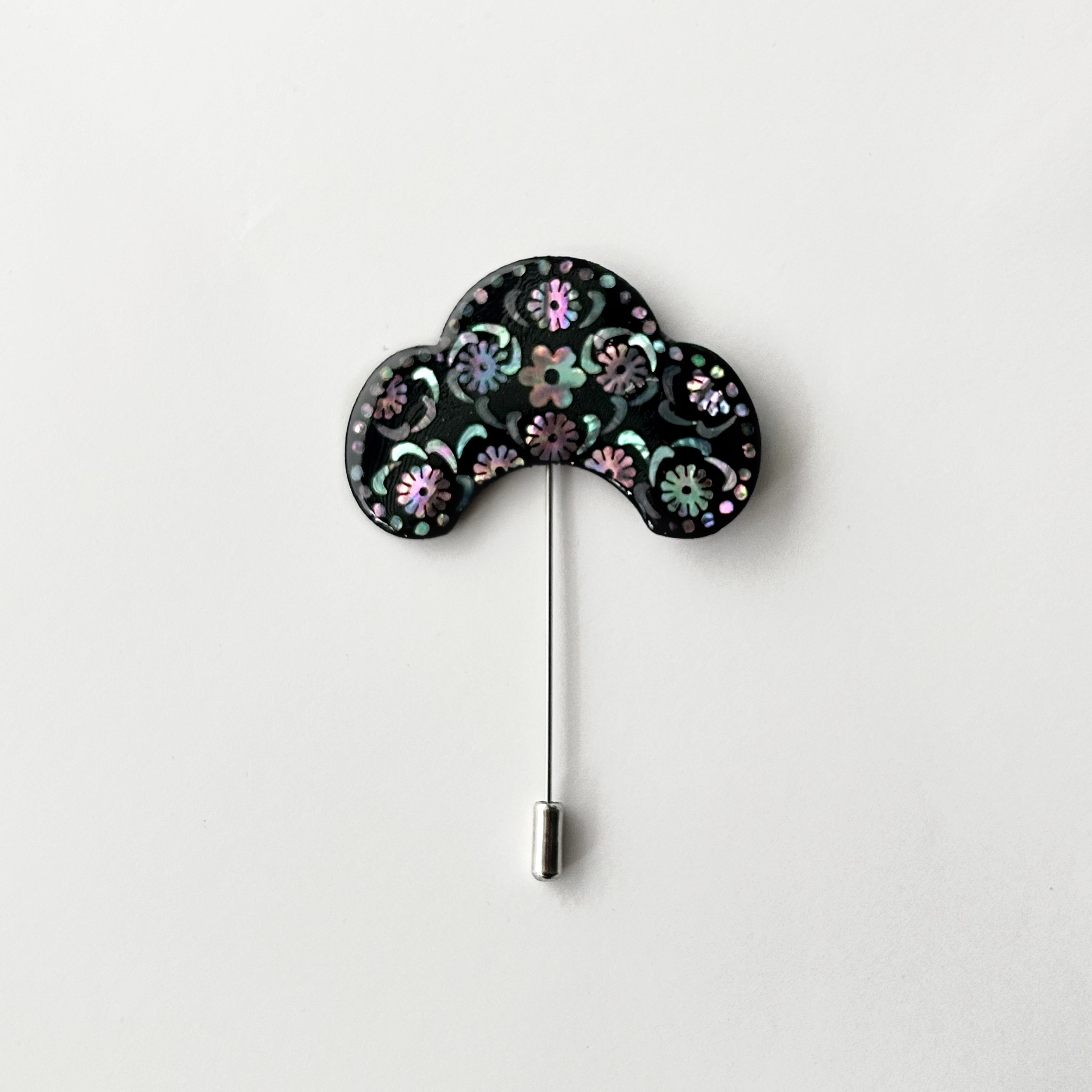 Chrysanthemum Scroll Brooch - Image 2